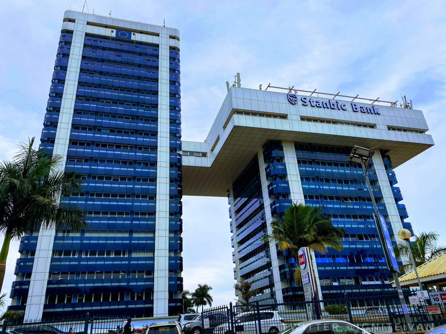 Outside view of the Stanbic Bank building